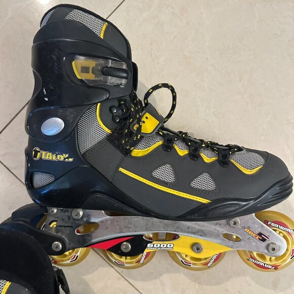 Forward Talon 6000 Series Inline Roller Skates Rollerblades Size 11 Black - Picture 2 of 6